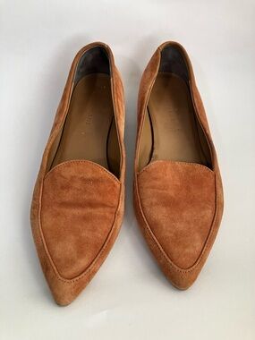 Everlane Leather Pointed Toe Flats Tan Size 8.5